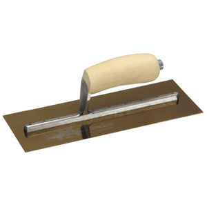 Marshalltown Golden Stainless Steel Finishing Trowel - 12" X 5"