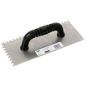 Marshalltown Square Notched Trowel - 11" x 4 1/2"; 1/4"x 1/4" x 1/4"