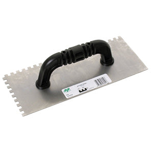 Marshalltown Square Notched Trowel - 11" x 4 1/2"; 1/4"x 1/4" x 1/4"