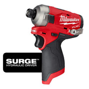 Milwaukee 2551-22 M12 FUEL™ SURGE™ 1/4" Hex Hydraulic Driver Kit