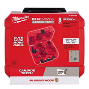 Milwaukee 49-56-9285 8 PC BIG HAWG™ Carbide Teeth Plumber's Hole Saw Kit