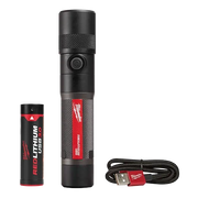 Milwaukee 2161-21 Redlithium™ USB 1100L Twist Focus Flashlight