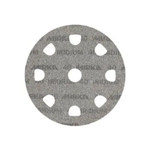 Mirka Iridium 9" 40G 9 Hole Grip Styro Sanding Disc- 25 per pack