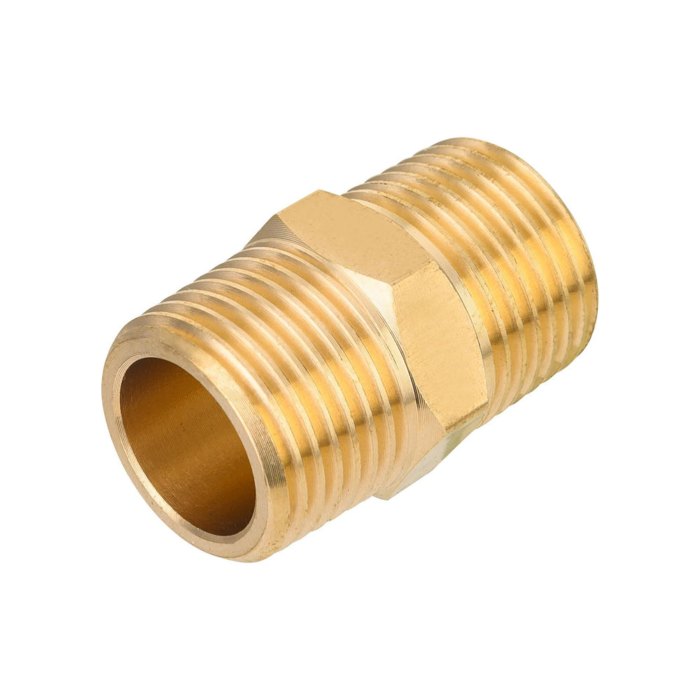 3/8" Male NPT Brass Hex Connector