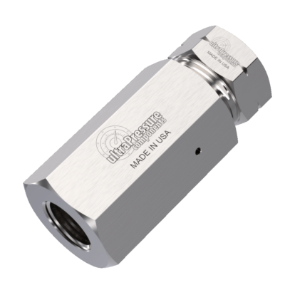 5000-4N6H | 1/4" Female NPT x 3/8" HP Female, Stainless Steel - 15K psi