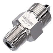 5404-4N6H | 1/4" Male NPT x 3/8" HP Male, Stainless Steel - 15K psi
