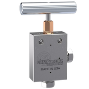 NV2A4M-20K | 1/4" MP Female Needle Valve 2-Way Angle, Stainless Steel - 20K psi
