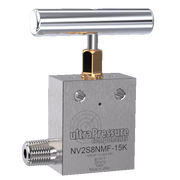 NV2S8NMF-15K | 1/2" NPT Male x Female Needle Valve 2-Way Straight, Stainless Steel - 15K psi