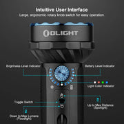 OLIGHT MARAUDERMINIBK Marauder Mini Powerful LED Flashlight With RGB