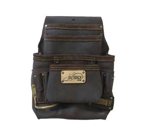 OX Tools 10-Pocket Oil-Tanned Leather Tool/Fastener Belt