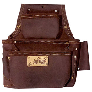 OX Tools Oil-Tanned Leather Fastener Bag