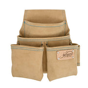 OX Trade 4-Pocket Fastener Pouch, Suede Leather