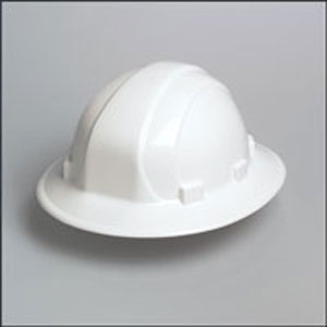 Omega II Full Brim Ratchet Hard Hat - White