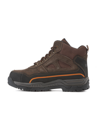 Kiwi Trail Brown Suede/Nylon 5" Steel Toe Water Resistant Work Boots [P69000]