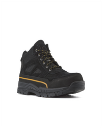 Kiwi Trail Black Suede/Nylon 5" Steel Toe Water Resistant Work Boots [P69001]