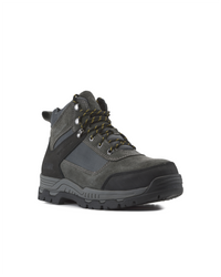 Kiwi Trek Grey Suede/Nylon 5" Steel Toe Water Resistant Work Boots [P69003]