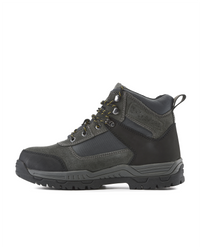 Kiwi Trek Grey Suede/Nylon 5" Steel Toe Water Resistant Work Boots [P69003]