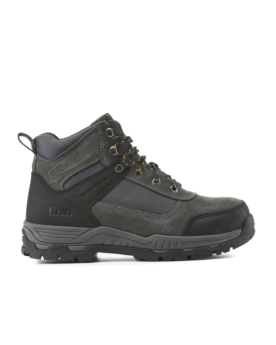 Kiwi Trek Grey Suede/Nylon 5" Steel Toe Water Resistant Work Boots [P69003]