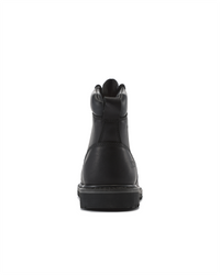 Kiwi Premium Black Action Leather 6" Steel Toe Waterproof Cap-Toe Work Boots [P69004]