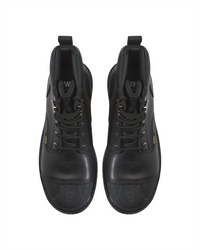 Kiwi Premium Black Action Leather 6" Steel Toe Waterproof Cap-Toe Work Boots [P69004]