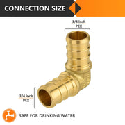 PEX-B Crimp Elbow 3/4" PEX x 3/4" PEX (Lead Free)