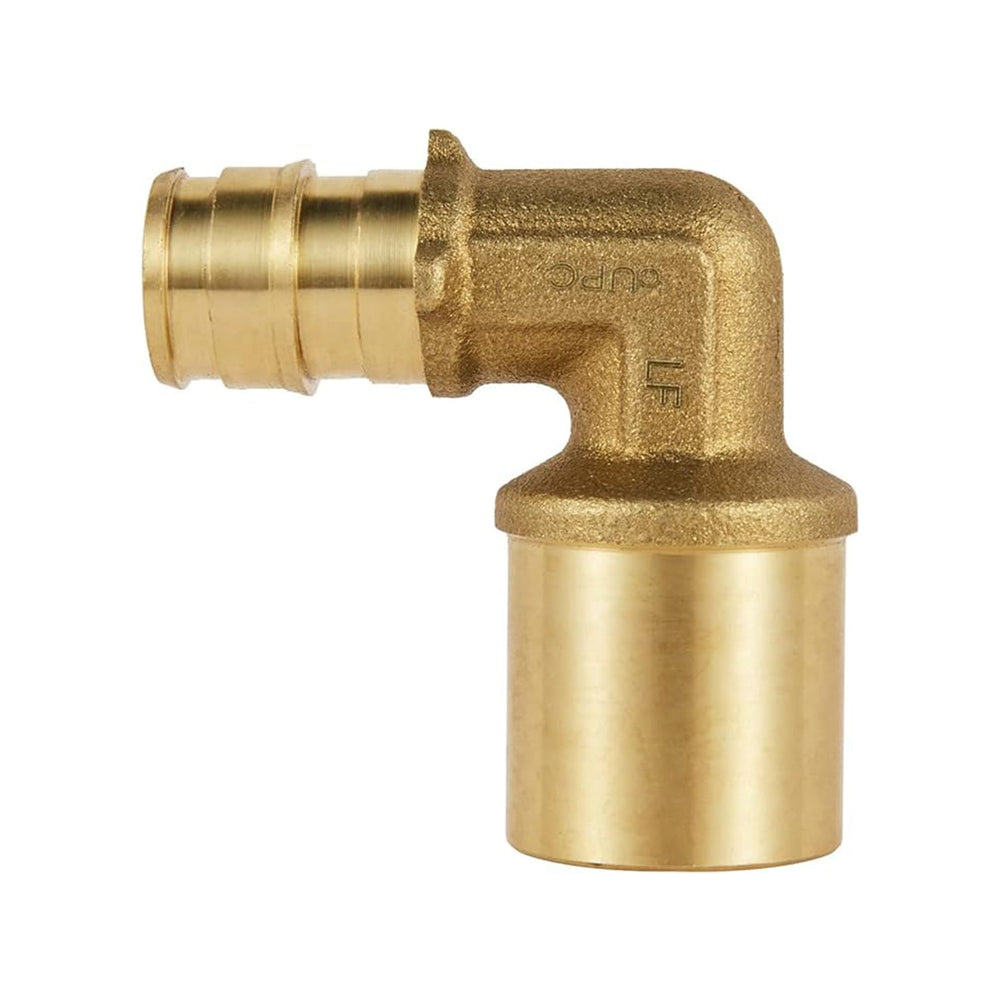 PEX A Expansion 1/2" PEX x 3/4" Male Sweat F1960 Elbow (Lead Free)