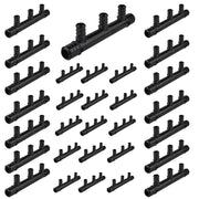 30 Pcs PEX-B Crimp 3/4" x 1/2" Open Manifold (3 port)