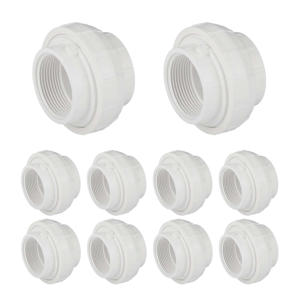 10 Pcs 1-1/4" PVC FIP Union