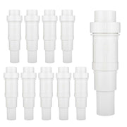 10 Pcs 1/2" PVC Expansion Coupling