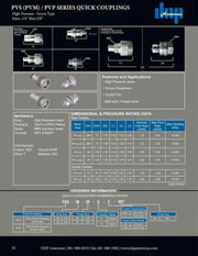 PVS-06-06C | 3/8" Screw Coupler with 3/8" Male NPT