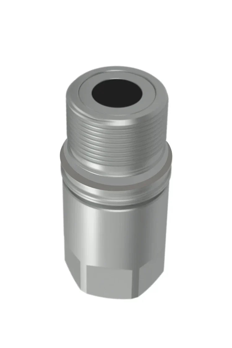 PVT4-SS-08-08C-NPT | 1/2" Screw-Type, Flat face connect under pressure couplings with 1/2" Female NPT, 316 Stainless Steel; PVTX.2013.012