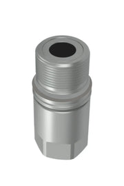PVT4-SS-CC-16-16N-NPT | 1" Screw-Type, Flat Face, Connect under pressure Nipple with 1" Female NPT, 316 Stainless Steel