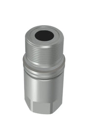 PVT4-SS-08-08N-NPT | 1/2" Screw-Type, Flat Face connect under pressure nipple with 1/2" Female NPT, 316 Stainless Steel; PVTX.2013.013