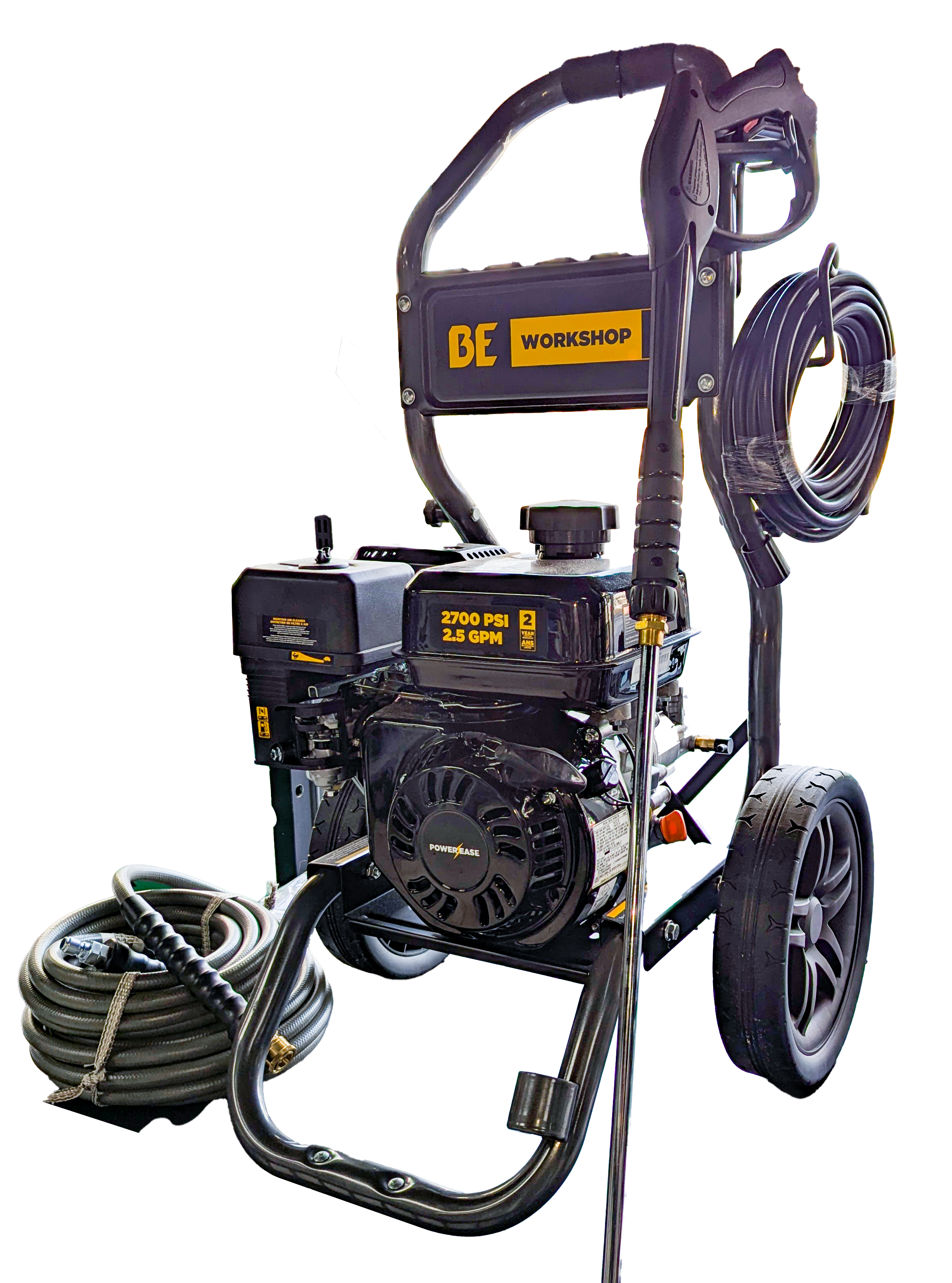 2,700 PSI - 2.5 GPM Gas Pressure Washer with Powerease 225 Engine and AR Axial Pump BE276RA