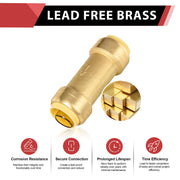 30 Pcs 3/4" Push Fit Check Valve