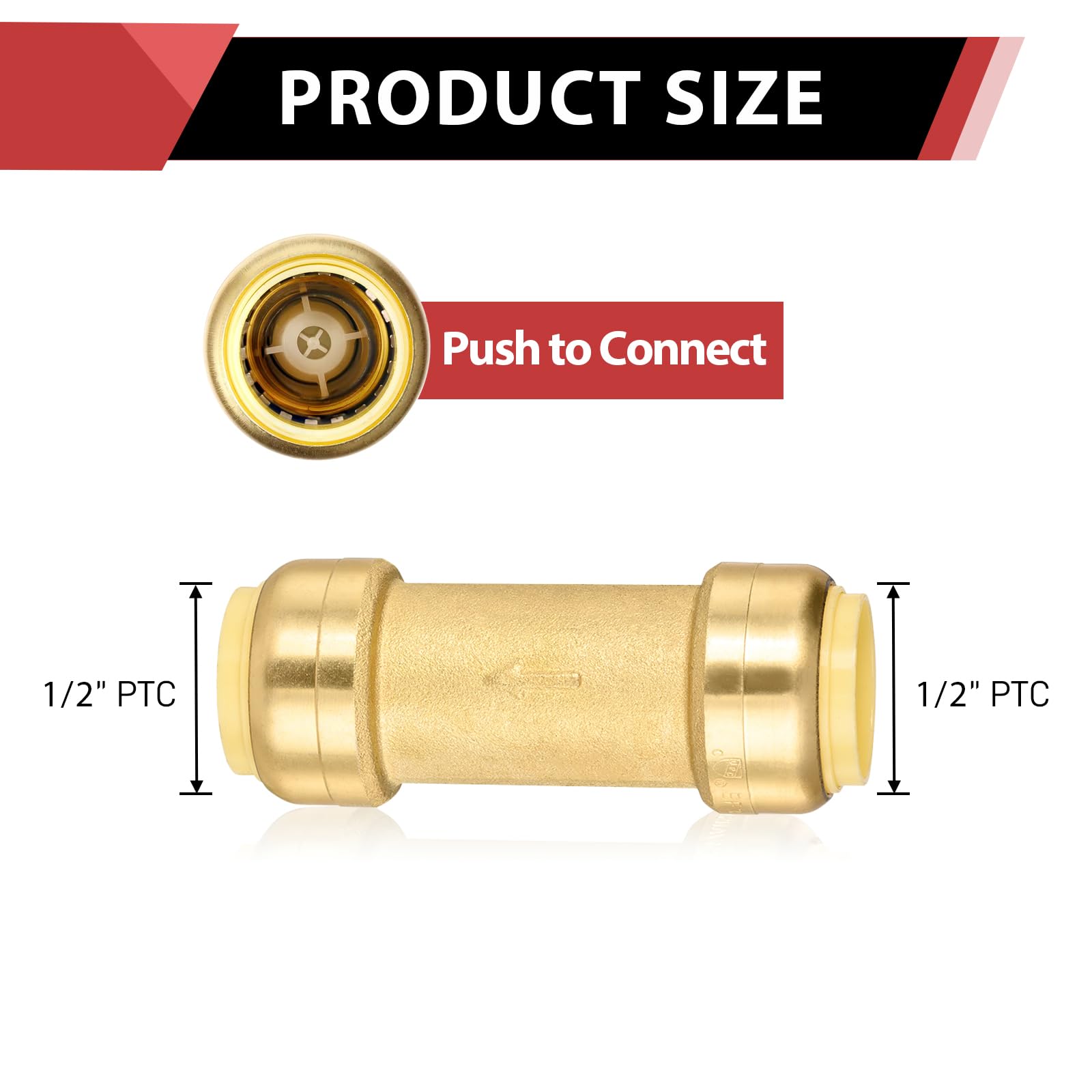 1/2 Push Fit Check Valve