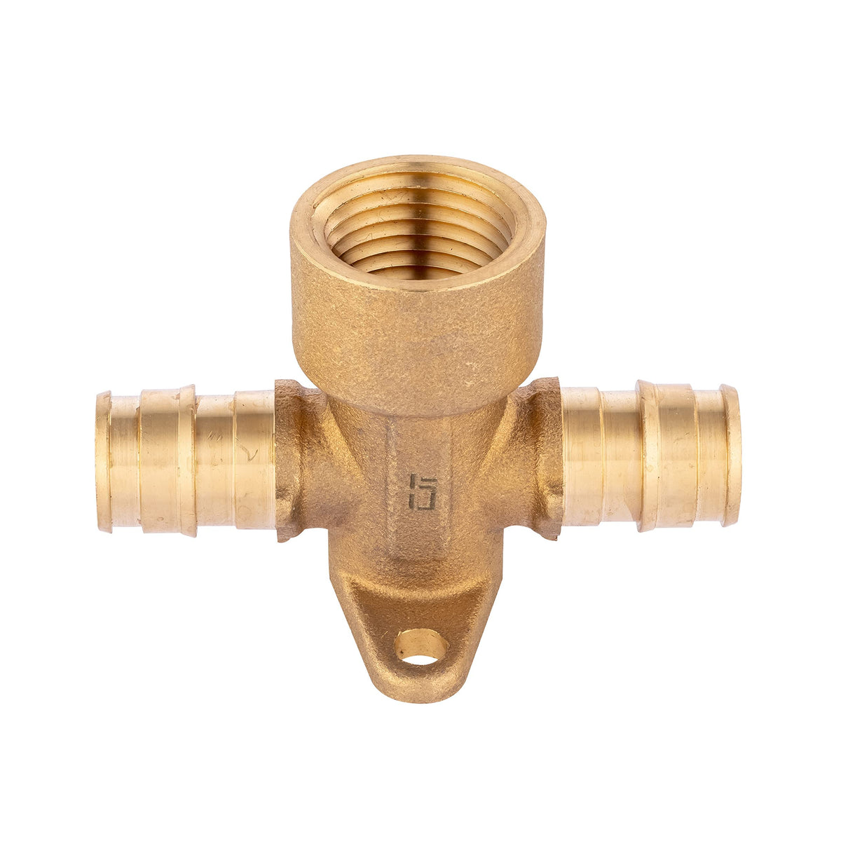 PEX A Expansion 1/2" PEX x 1/2" PEX x 1/2" Female NPT Drop Ear Tee(Lead Free)