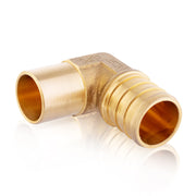 PEX-B Crimp 3/4" PEX x 3/4" Male Copper Sweat Elbow (Lead Free)