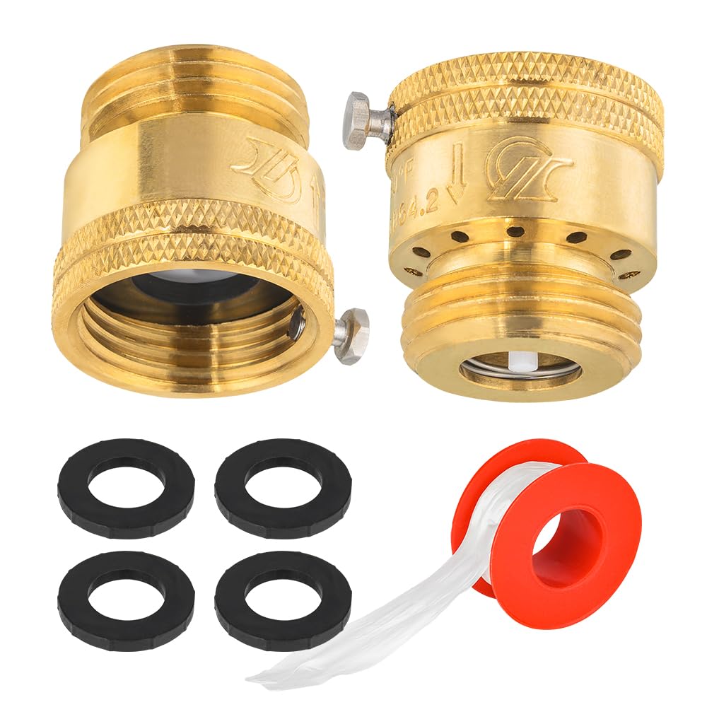 10 Pcs Anti Siphon Vacuum Breakers Set, 3/4" Backflow Preventer
