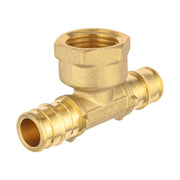 PEX A Expansion 1/2" PEX x 1/2" PEX x 1/2" Female Threaded F1906 Tee (Lead Free)