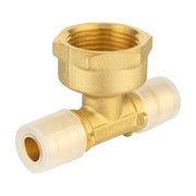 PEX A Expansion 1/2" PEX x 1/2" PEX x 3/4" Female Threaded F1906 Tee (Lead Free)