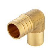 PEX-B Crimp 3/4" PEX x 1/2" Male Copper Sweat Elbow (Lead Free)