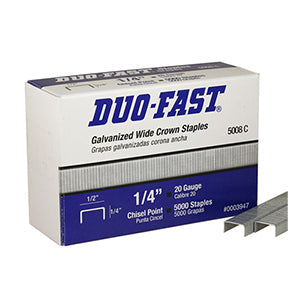 Paslode 1/2" Leg 20G Staples-5000 Per Box