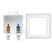 10 Pcs 1/2" PEX Expansion (F1960) Inlet, Faucet Outlet Box, with Installed 1/4 Turn Ball Valve
