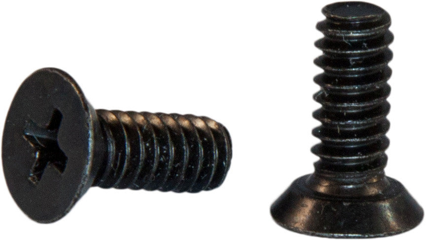 8-32 x 1 Phillips Flat 82 Undercut Machine Screw Black – Zinc Plated (7,000)