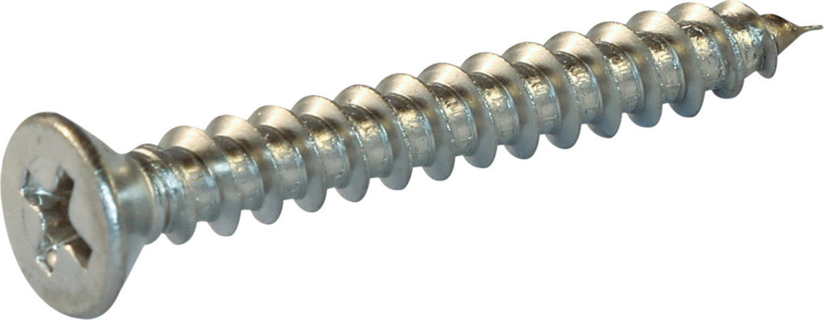 14 x 2 18-8 (A2) Stainless Steel Phillips Flat Sheet Metal Screw