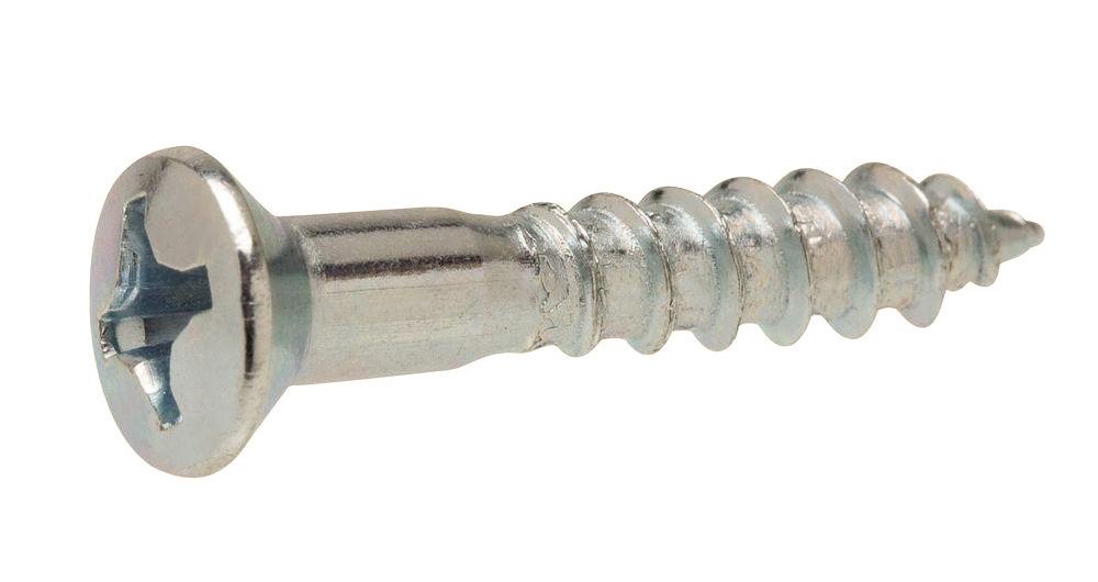2 x 3/8 Phillips Oval Head Wood Screw – Zinc Plated