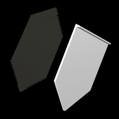 Pla-Cor White Plastic Gate for Hopper Set