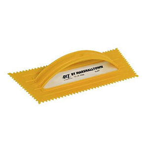 QLT Plastic Notched Trowel 1/4 V