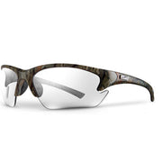 QUEST CAMO/CLEAR BULKPACK SAFETY GLASSES